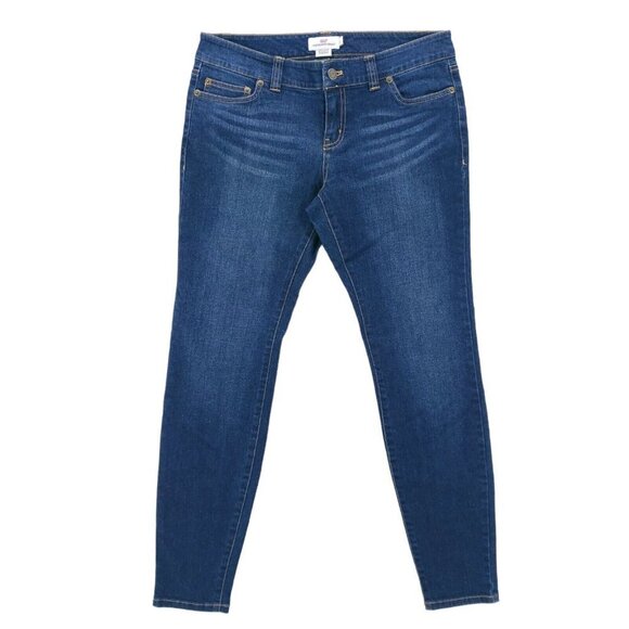 Vineyard Vines Skinny Jeans Ripley Wash Blue Stretch Style 2P2000 Size 4 - Picture 1 of 8